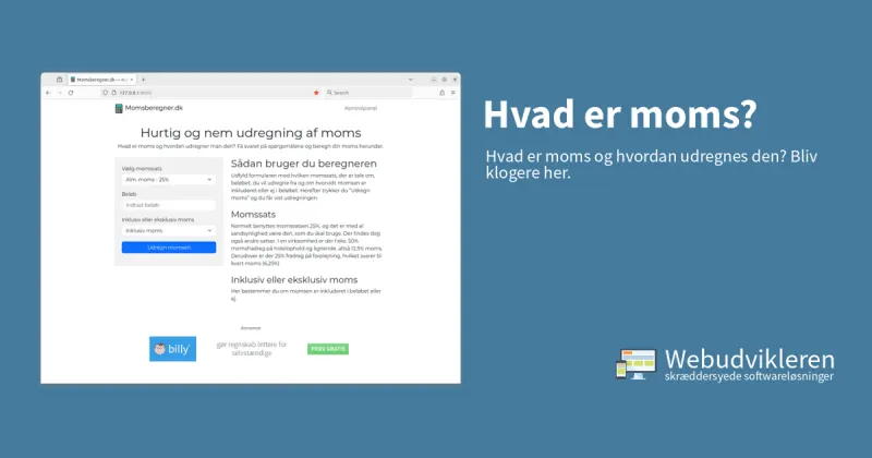 Hvad er moms?